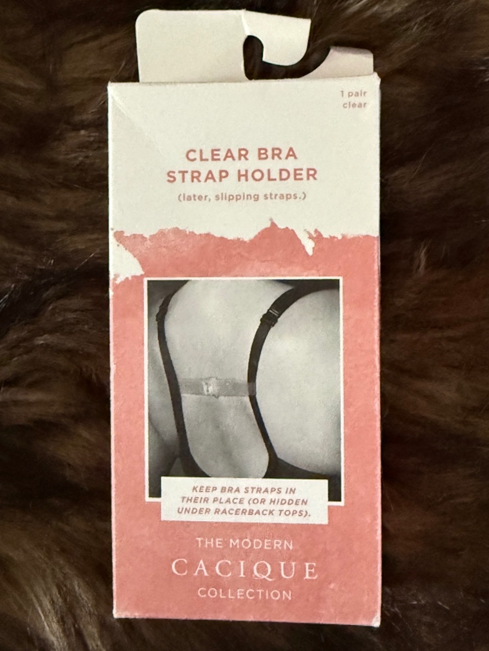 New In Box Clear Bra Strap Holder